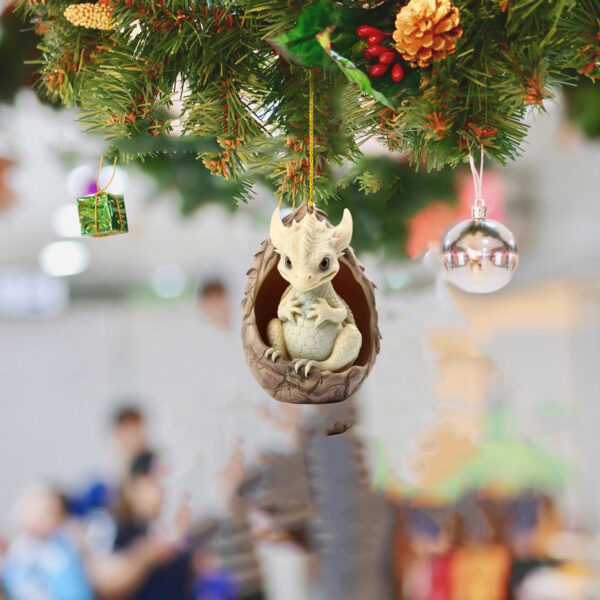 Creative Dragon Egg Treasure Acrylic Hanging Ornament - Image 4